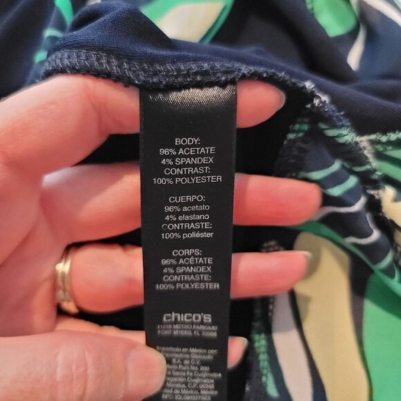 Chico's Travelers Tunic Womens 0 (Small) - Picture 6 of 7